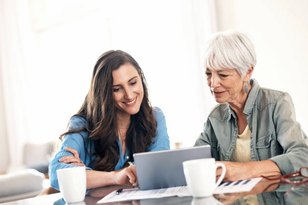 Helping mom with some of her home finances