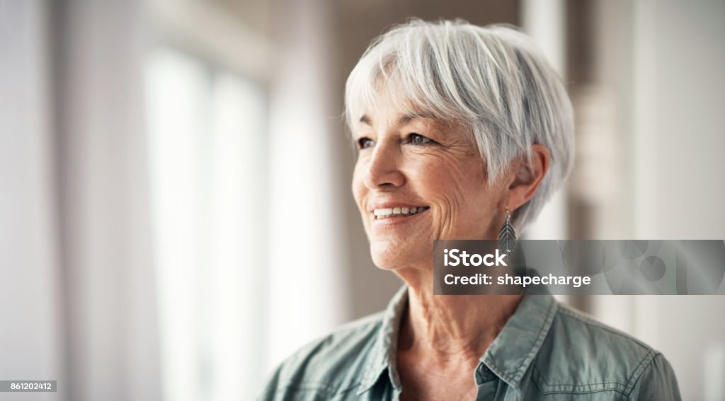 Es gibt eine Menge zu freuen - Lizenzfrei Seniorinnen Stock-Foto
