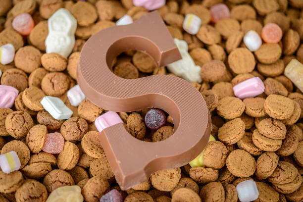 istock Sinterklaas or Sint Nicolaas Dutch Children's holiday pepernoten candy 861205416