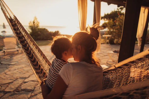 istock Relaxing moments in a hammock 861209850