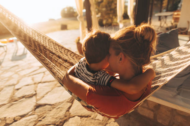 istock Relaxing moments in a hammock 861213212