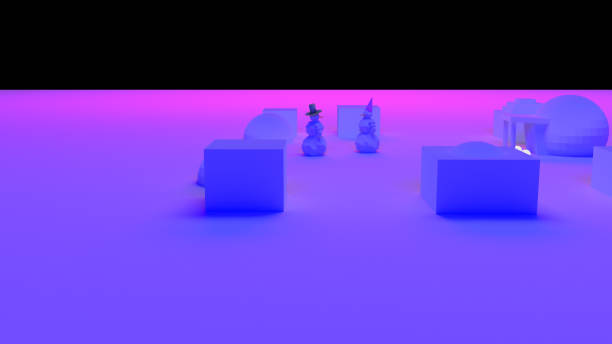 istock first date in snowman village 861221652