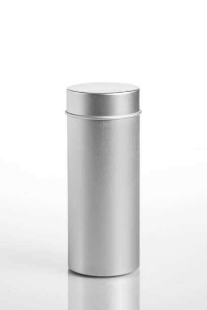 istock empty aluminum jars cosmetic, lotion packaging on a white background 861221902