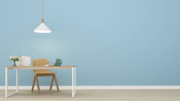 istock The Interior Relax space in condominium and wall decoration - 3d rendering 861222300