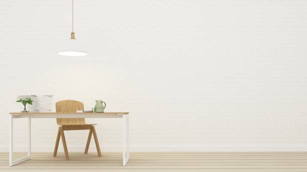 istock The Interior Relax space in condominium and wall decoration - 3d rendering 861222336