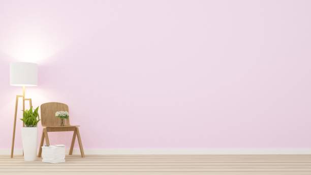 istock The Interior Relax space in condominium and wall decoration - 3d rendering 861222378