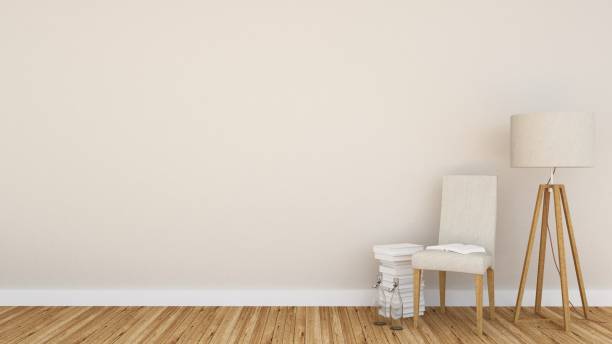 istock The Interior Relax space in condominium and wall decoration - 3d rendering 861222516