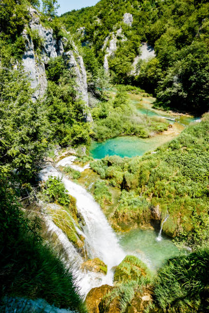 istock Waterfall in the National Park in Croatia 861223440