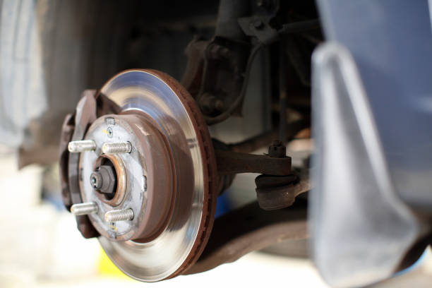 istock Car Brake Part at Garage 861230876