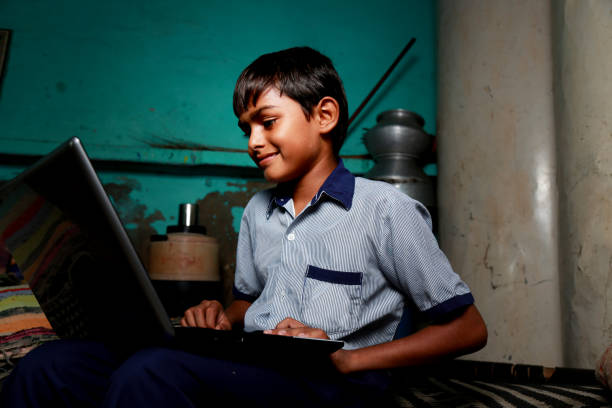istock Teenager Boy Using Laptop 861234452
