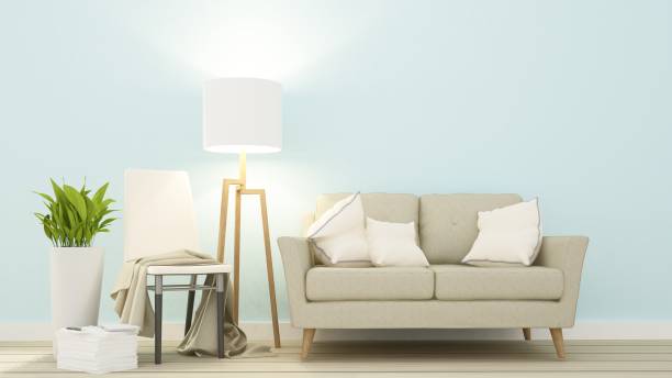 istock Interior Relax space in apartment and Relax space in apartment - 3D Rendering - 3D Rendering 861241212