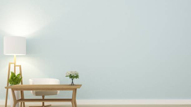 istock Interior Relax space in apartment and Relax space in apartment - 3D Rendering - 3D Rendering 861241248