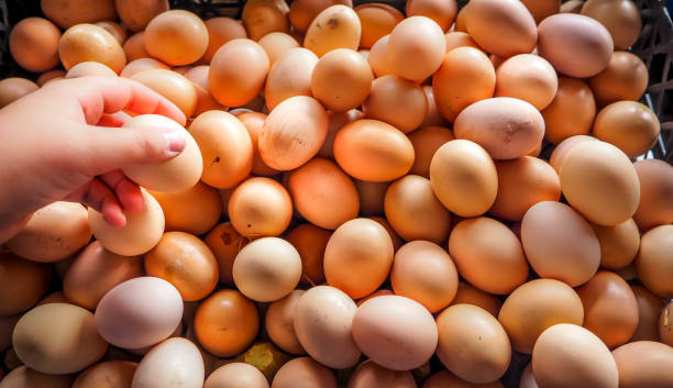 istock Eggs sold in the market 861248194