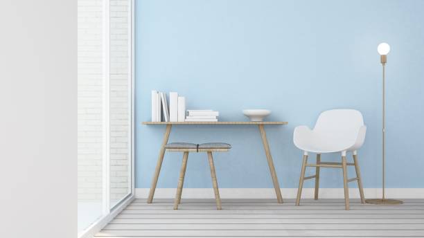 istock Living space in apartment and wall background decoration - 3d rendering 861251240