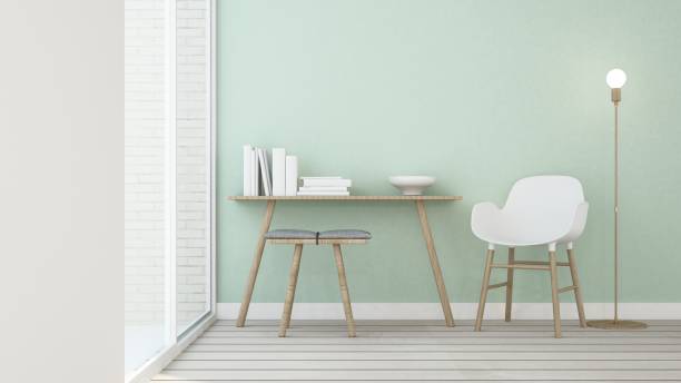 istock Living space in apartment and wall background decoration - 3d rendering 861251242