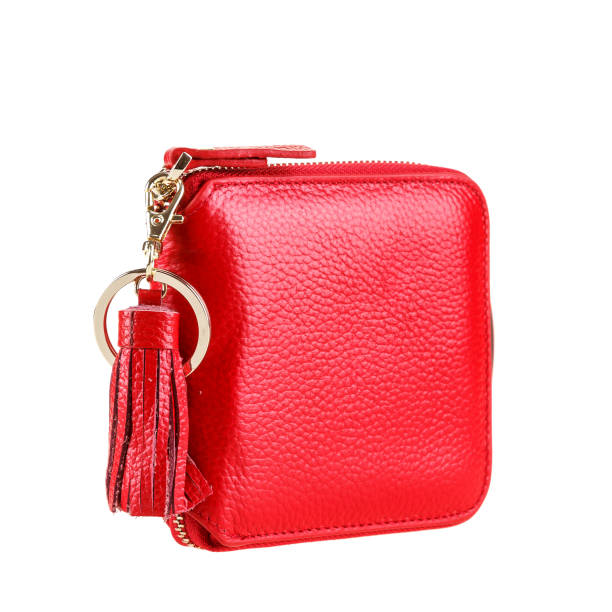 istock Women's wallet isolated on white background 861255640