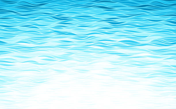 Blue waves background Blue waves background. Eps8. RGB. Global colors river background stock illustrations