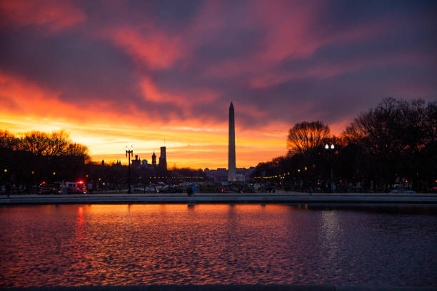istock Washington Monument from Capitol Sunrise 861272444