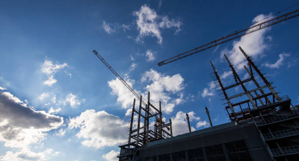 istock Multi-storey building under construction (new residential complex on the territory of the former ZIL plant), Moscow, Russia 861272570