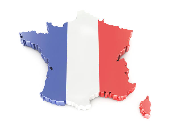 istock 3D Map of France 861272706