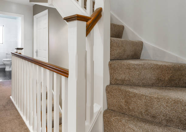 istock Hall with stairs ina house 861275202
