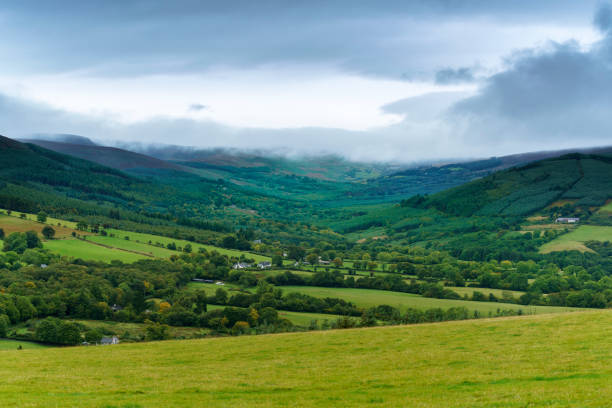 Beautiful landscape in county Wicklow Ireland