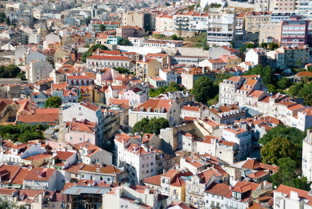 View of Lisbon stock photo