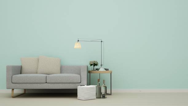 istock The interior furniture living space wall decoratio background and empty space - 3D Rendering 861282948