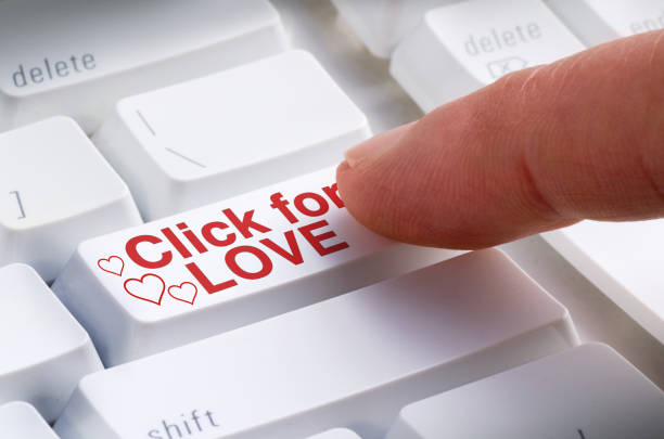 istock Click for LOVE button on computer keyboard online dating search 861286082