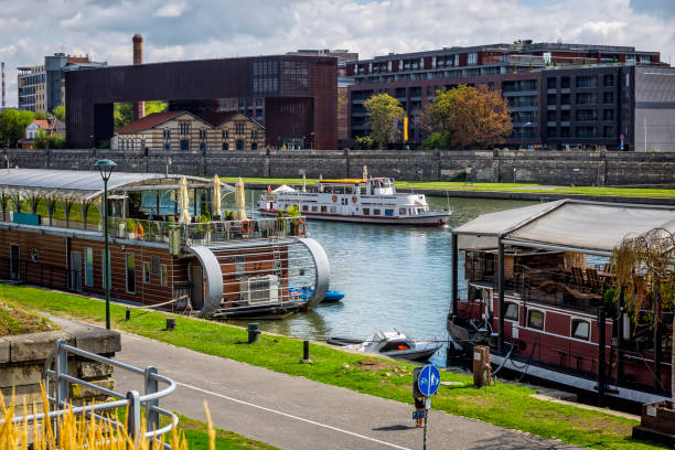 istock River Visula in district of Kazimierz, Krakow, Poland 861299322