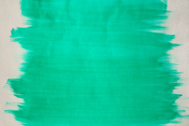 istock Brush green color on paper texture, abstract background. 861310148