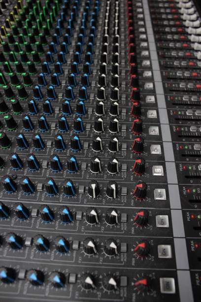 istock Sound Board with colorful switches 861314368