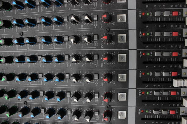 istock Sound Board with colorful switches 861314390