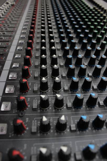 istock Sound Board with colorful switches 861314426