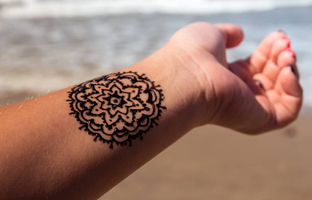 istock hand with mandala pattern tattoo henna mehendi 861314520
