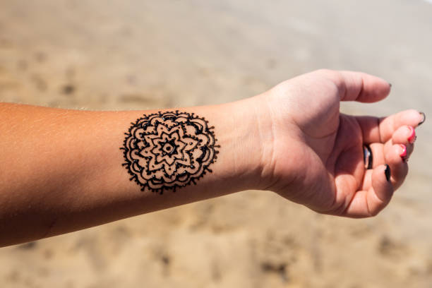istock hand with mandala pattern tattoo henna mehendi 861314582