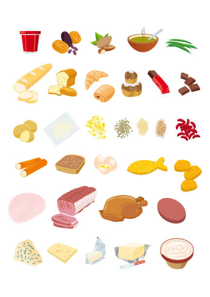 ilustrações de stock, clip art, desenhos animados e ícones de food - roast beef illustrations