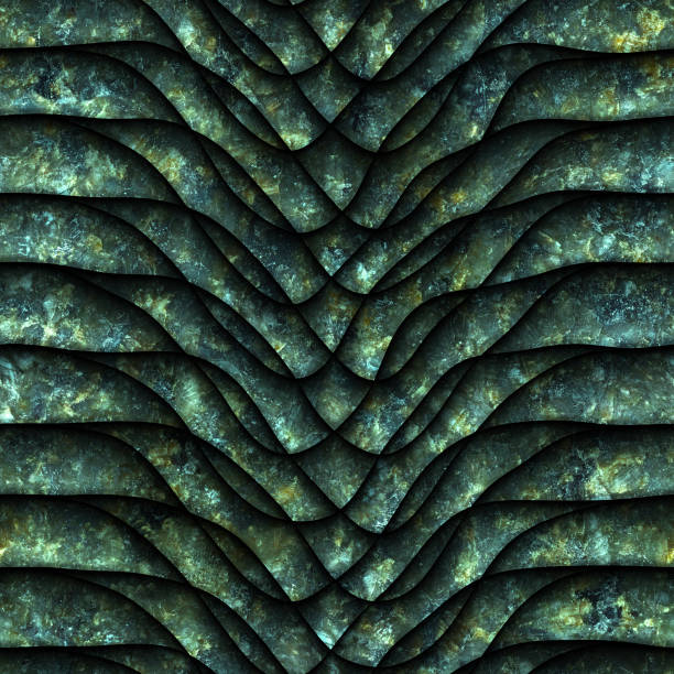 istock Seamless texture of dragon scales 861318906