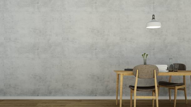 istock Relax space interior minimal and wall decoration empty in apartment- 3D rendering 861319686