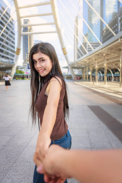 istock Holding Hands In The City 861322232