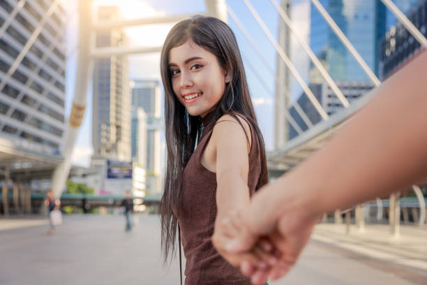istock Holding Hands In The City 861322268