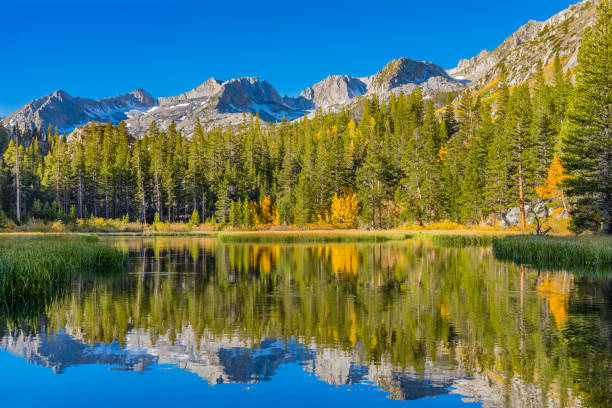 istock Bishop Creek small pond in Autumn, Sierra Nevada Range, CA. 861326430