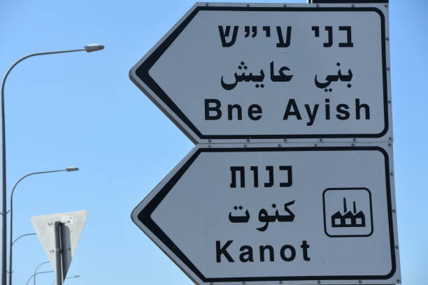 istock Road sign Israel 861329436