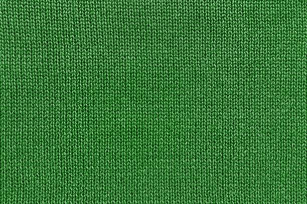 zielona dzianinowa tekstura tkaniny – zdjęcie