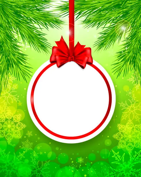 Vector illustration of Christmas Bauble