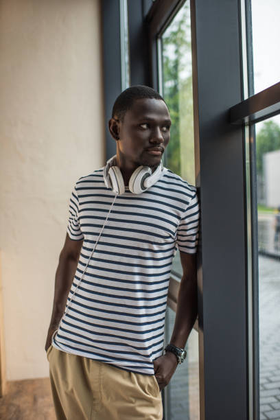 istock african american man with headphones 861365606
