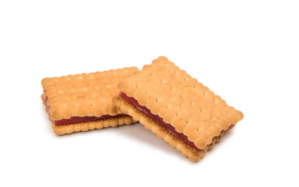 istock Sandwich cookies with jelly isolated 861379938