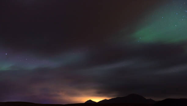 istock Northern Lights Dancing with Stars in Iceland 861388718
