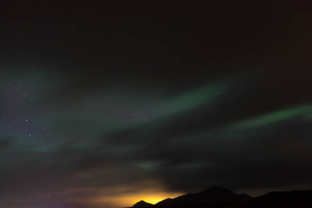 istock Northern Lights Dancing with Stars in Iceland 861388726