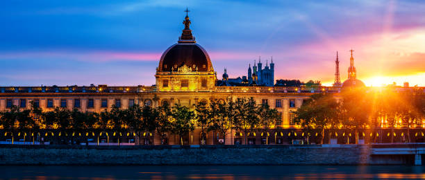 istock View of Lyon city at sunset 861408520